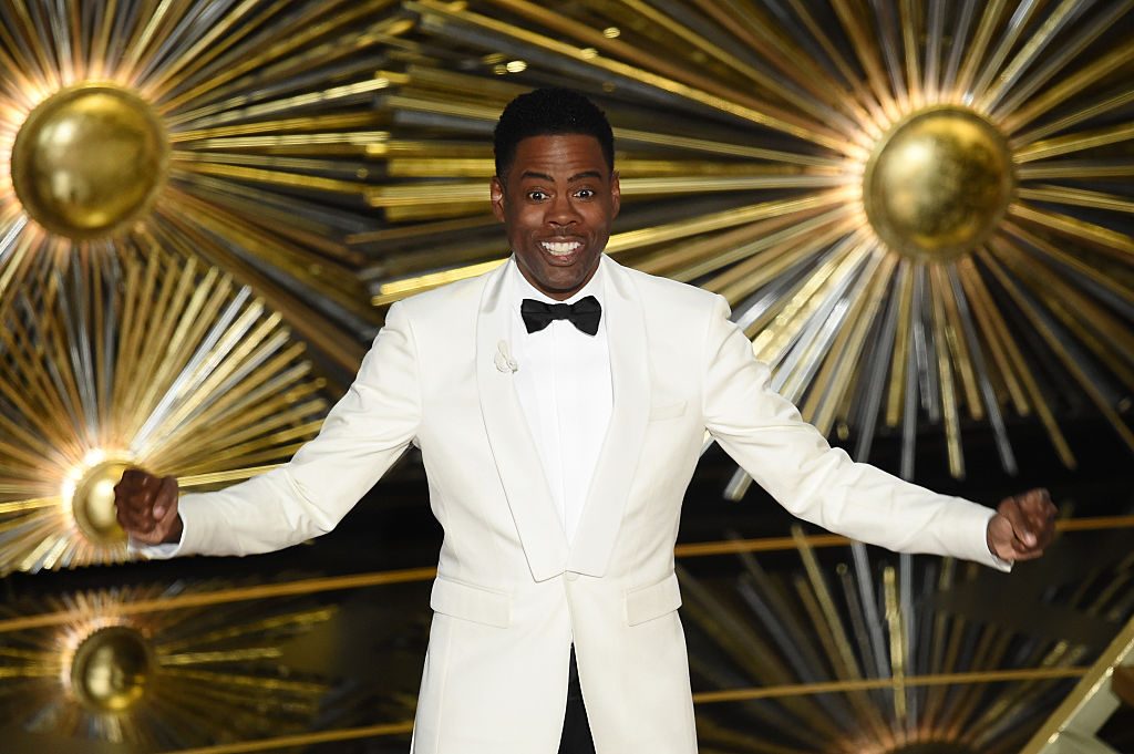 HOLLYWOOD, CA - FEBRUARY 28:  Host Chris Rock speaks onstage during the 88th Annual Academy Awards at the Dolby Theatre on February 28, 2016 in Hollywood, California.  (Photo by Kevin Winter/Getty Images)