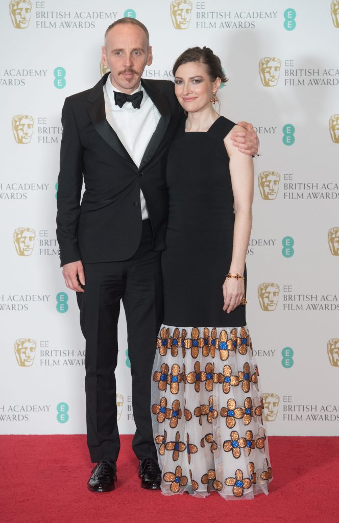 Ewen Bremner and Kelly Macdonald pose in the winner's room of the EE British Academy Film Awards, Bafta Awards, at the Royal Albert Hall in London, England, Great Britain, on 12 February 2017. Photo: Hubert Boesl 

- NO WIRE SERVICE - Photo: Hubert Boesl/dpa