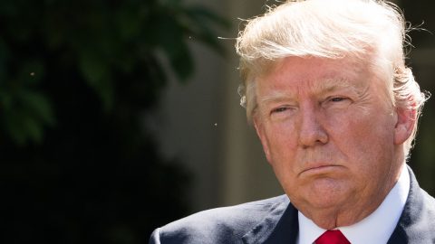 President Donald Trump made the statement that the United States is withdrawing from the Paris Climate Accord, in the Rose Garden of the White House, On Thursday, June 1, 2017. (Photo by Cheriss May) (Photo by Cheriss May/NurPhoto)