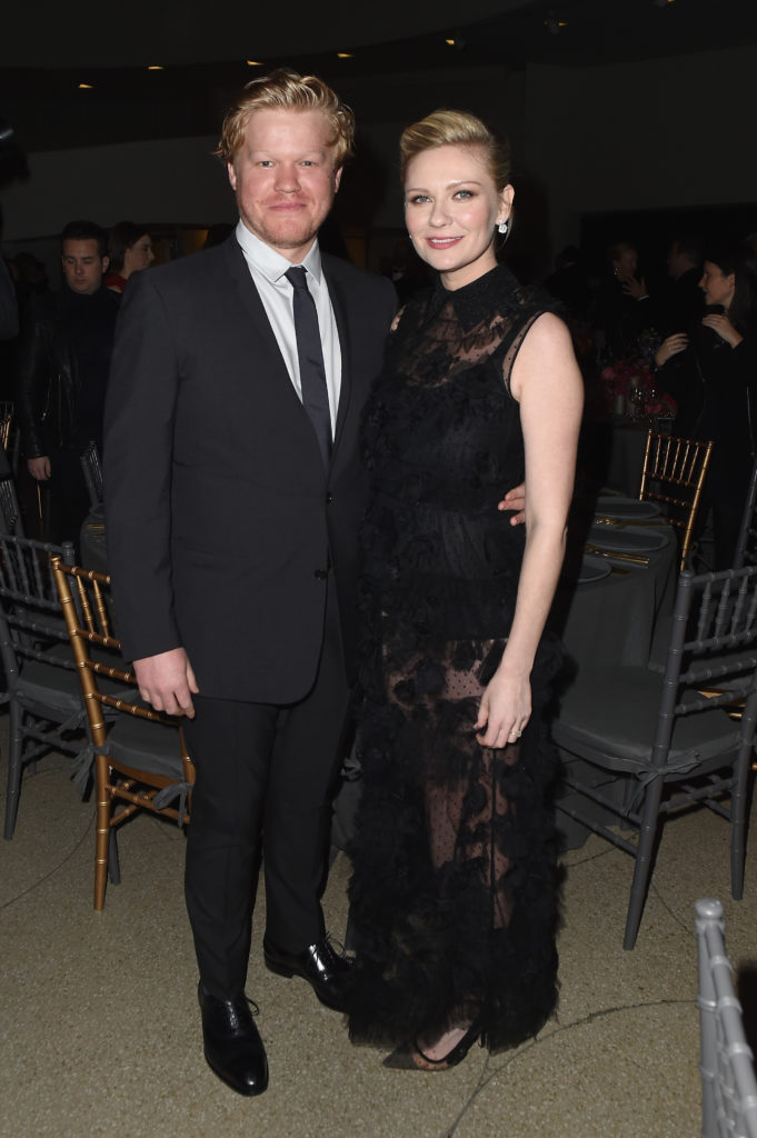 NEW YORK, NY - NOVEMBER 16: Jesse Plemons and Kirsten Dunst attend the 2017 Guggenheim International Gala made possible by Dior on November 16, 2017 in New York City.  (Photo by Nicholas Hunt/Getty Images for Christian Dior Couture )