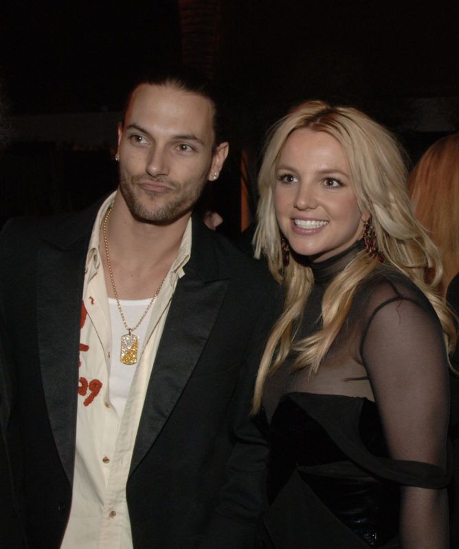 Kevin Federline and Britney Spears (Photo by Larry Busacca/WireImage for Sony BMG Music Entertainment)