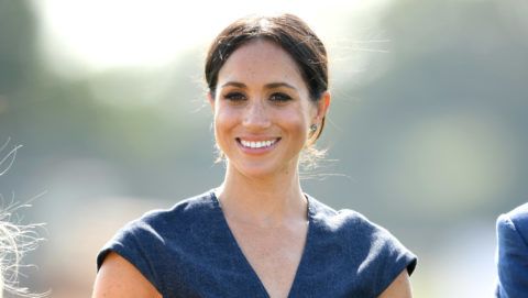 WINDSOR, ENGLAND - JULY 26:  Meghan, Duchess of Sussex attends the Sentebale ISPS Handa Polo Cup at the Royal County of Berkshire Polo Club on July 26, 2018 in Windsor, England.  (Photo by Karwai Tang/WireImage)