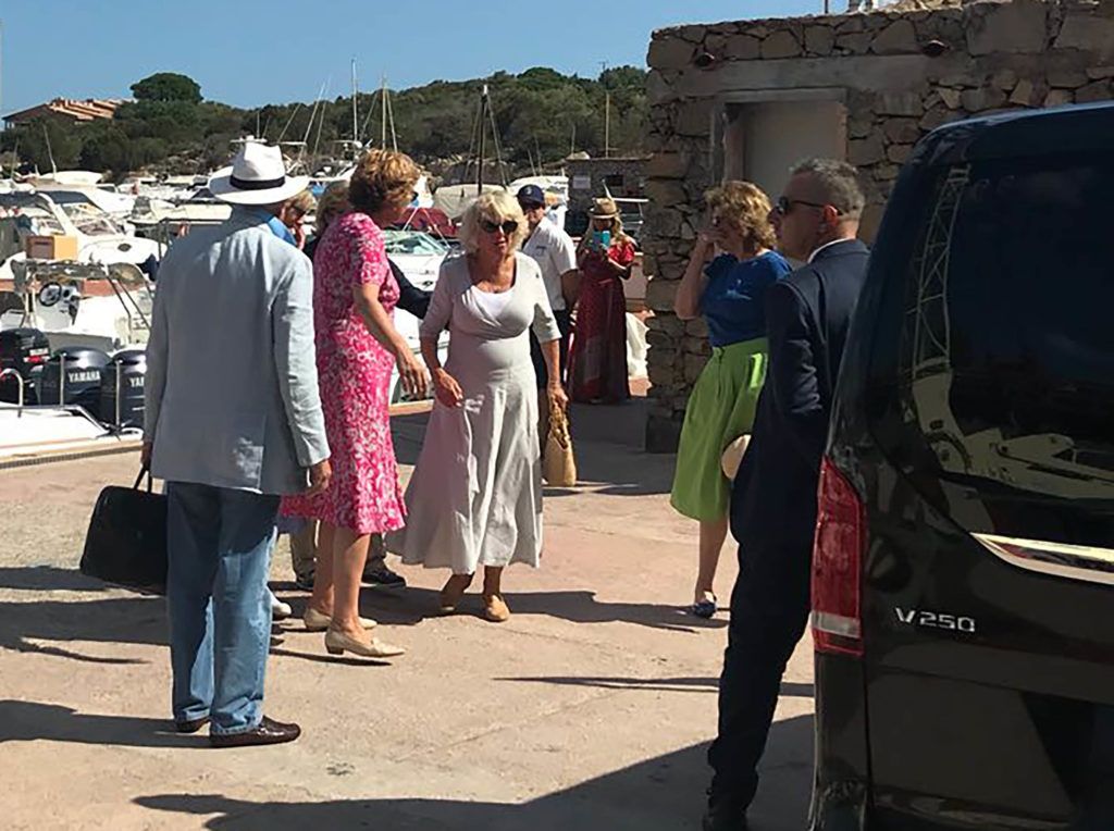 EXCLUSIVE: Camilla of Cornwall leaving Sardinia, where she spent some days on a yacht with some friends.
03 Sep 2018
Pictured: Camilla Parker Bowles, Duchess of Cornwall, Camilla of Cornwall.
Photo credit: MEGA

TheMegaAgency.com
+1 888 505 6342 September 3, 2018 *** Local Caption *** MEGA269864_008