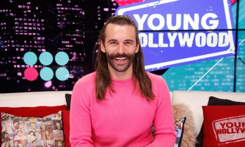 LOS ANGELES, CA - May 31: (EXCLUSIVE COVERAGE) Jonathan Van Ness from "Queer Eye" visits the Young Hollywood Studio on May 31, 2017 in Los Angeles, California. (Photo by Mary Clavering/Young Hollywood/Getty Images)