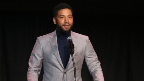 LOS ANGELES, CA - DECEMBER 06:  Jussie Smollett speaks at the Children's Defense Fund California's 28th Annual Beat The Odds Awards at Skirball Cultural Center on December 6, 2018 in Los Angeles, California.  (Photo by Gabriel Olsen/Getty Images)