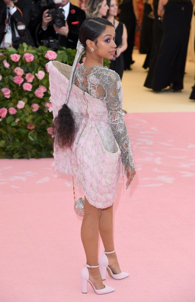 NEW YORK, NEW YORK - MAY 06: Liza Koshy arrives for the 2019 Met Gala celebrating Camp: Notes on Fashion at The Metropolitan Museum of Art on May 06, 2019 in New York City. (Photo by Karwai Tang/Getty Images)
