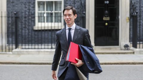 Rory Stewart, U.K. international development secretary and Conservative party leadership candidate, departs number 10 Downing Street following a weekly meeting of cabinet ministers in London, U.K., on Tuesday, June 18, 2019. Britain is in the middle of a political crisis after Theresa May was forced to quit as prime minister over her failure to complete the countrys exit from the European Union. Photographer: Simon Dawson/Bloomberg via Getty Images